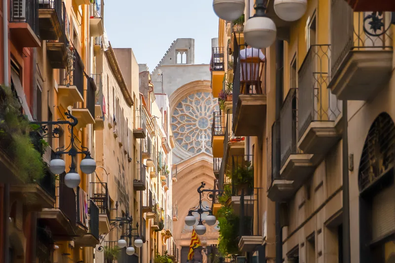 Calle junto a la Catedral